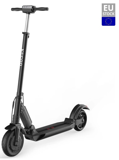 KUGOO S1 Folding Electric Scooter 350W Motor LCD Display Screen 3 Speed Modes Max 30km/h - Black